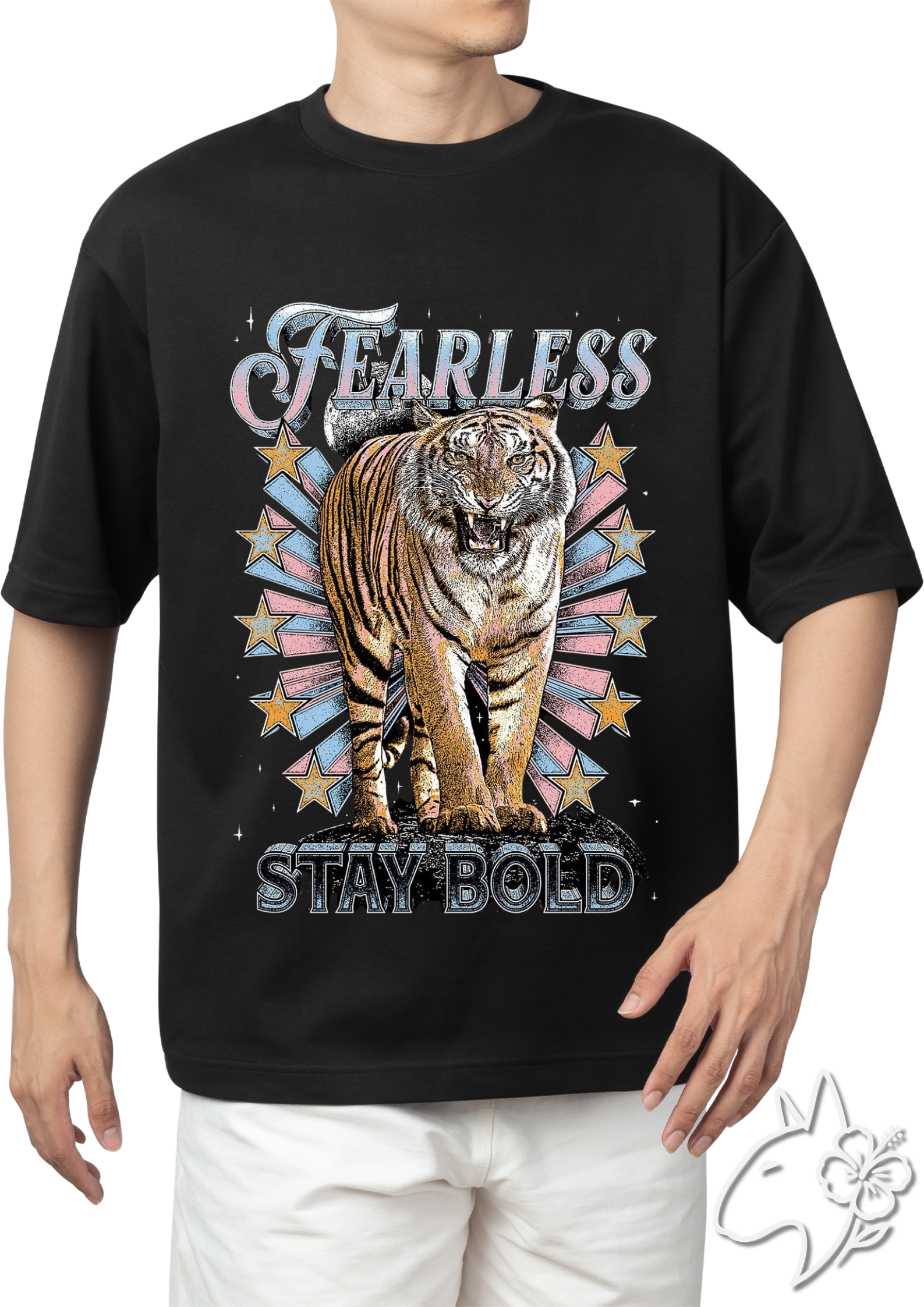 Fearless Tiger – Stay Bold Vintage Tee - Unisex